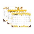 House Of Doolittle Recycled Honeycomb Desk Pad Calendar, 18.5x13, White/Multicolor Sheets, 12-Month (Jan to Dec): 2023 1566